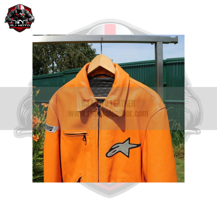 Alpinestars Vintage Streetwear Motorbike Racing Leather Jacket - Alpinestars Handmade Custom Motorcycle Vintage Jacket for Men & Women