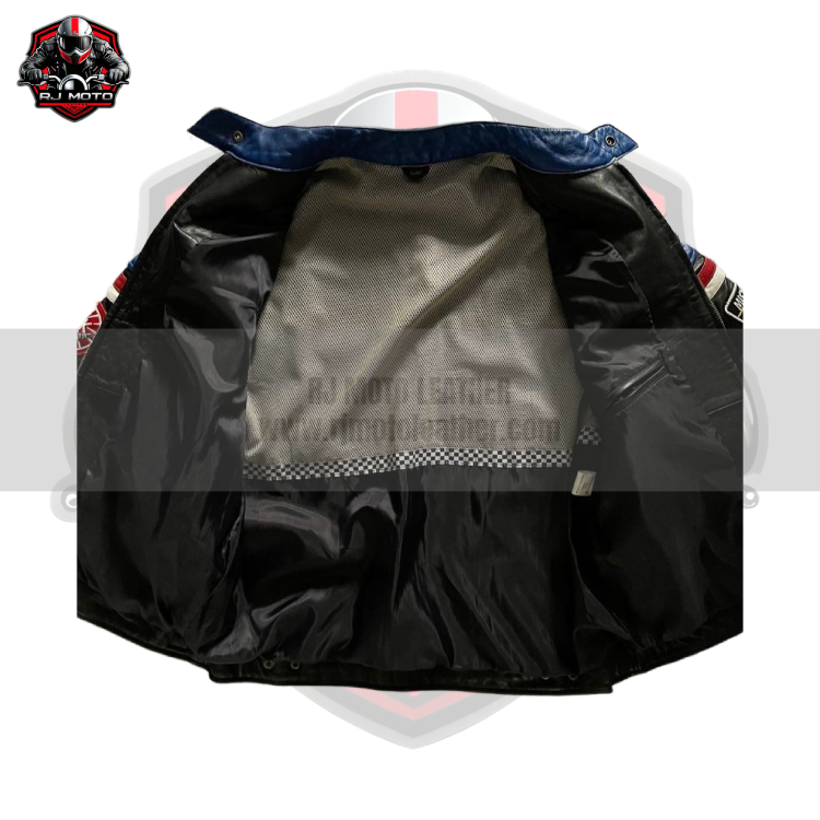 RJ IMAGES (8) Suzuki Vintage Streetwear Motorbike Racing Leather Jacket - Suzuki Handmade Custom Motorcycle Vintage Jacket for Men & Women