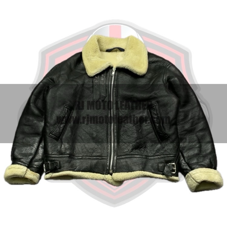 5533402b-f499-40e0-8438-cbff3d13ea1f Shearling Bomber Leather Jacket — Vintage Aviator Style for Men | Winter Fashion Essential