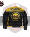 Lucky Strike Vintage Streetwear Motorbike Racing Leather Jacket