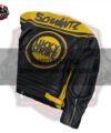Lucky Strike Vintage Streetwear Motorbike Racing Leather Jacket