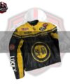 Lucky Strike Vintage Streetwear Motorbike Racing Leather Jacket