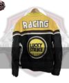 Lucky Strike Vintage Streetwear Motorbike Racing Leather Jacket