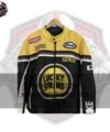 Lucky Strike Vintage Streetwear Motorbike Racing Leather Jacket
