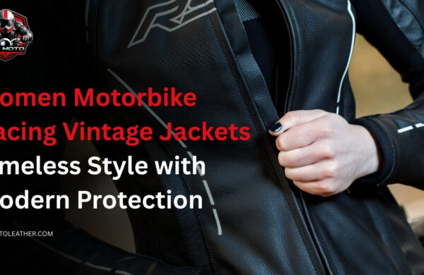 Women Motorbike Racing Vintage Jackets Timeless Style with Modern Protection