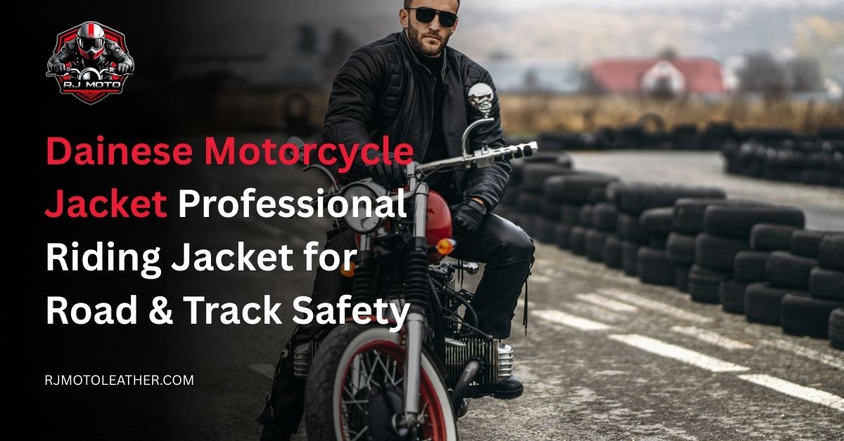 Dainese Motorcycle Jacket Professional Riding Jacket for Road & Track Safety