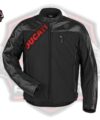Ducati C1 Leather & Fabric Motorcycle Jacket - CE Approved Protection - Exclusive New Model