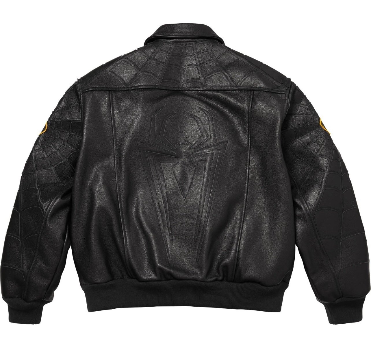 screenshot-12 Supreme X Vanson Leathers Spider-Man Jacket | Red and Black